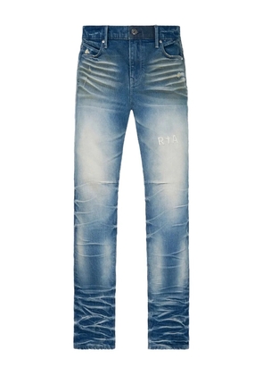 RTA whiskered five-pocket jeans - Blue