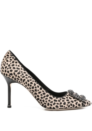 Manolo Blahnik Hangisi pumps - Neutrals