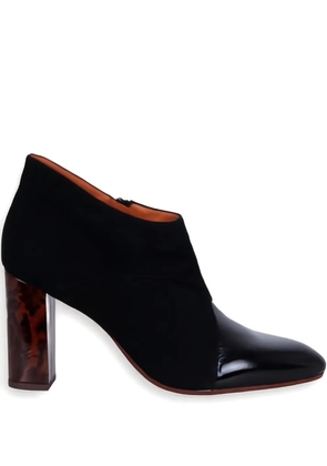 Chie Mihara 75mm Etika tortoise heel boots - Black
