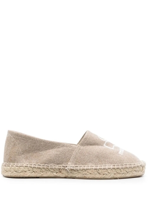 ISABEL MARANT Canae logo-embroidered espadrilles - Neutrals