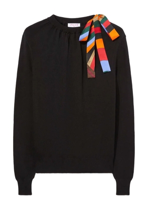 PUCCI iride-print sweater - Black