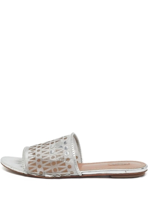 Alaïa Pre-Owned mesh sandals - Silver