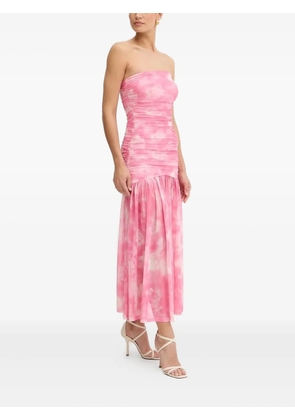 Bardot Solana tie-dye midi dress - Pink