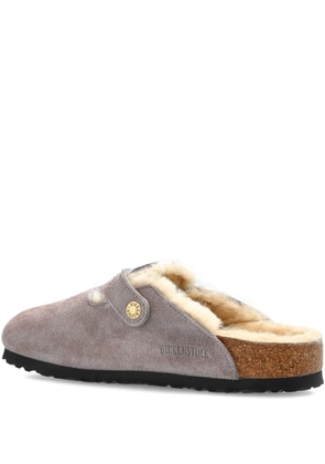 Birkenstock Boston buckle-detail mules - Purple