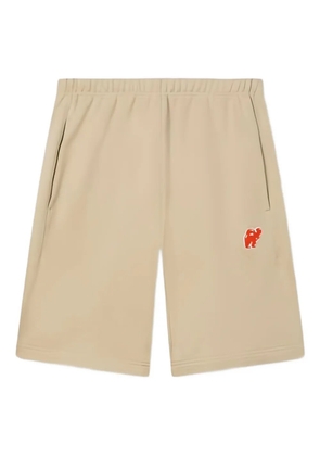 Kenzo embroidered pocket track shorts - Neutrals