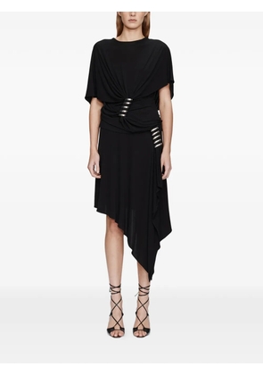 Christopher Esber coiled embellished midi skirt - Black