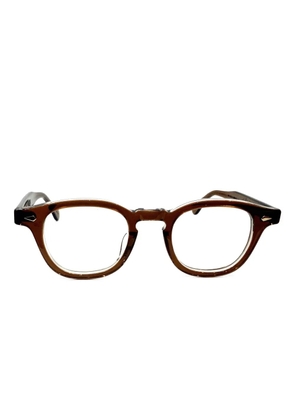 JULIUS TART OPTICAL round-frame glasses - Brown