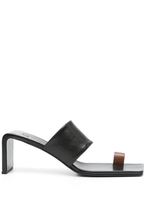 Jil Sander Pre-Owned 75mm leather mules - Black