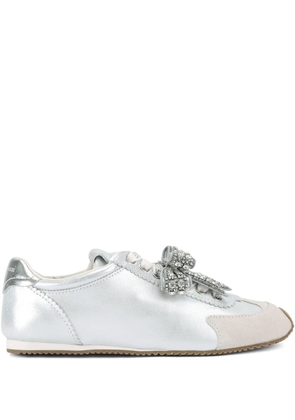 Kurt Geiger London Islington bow embellished sneakers - White