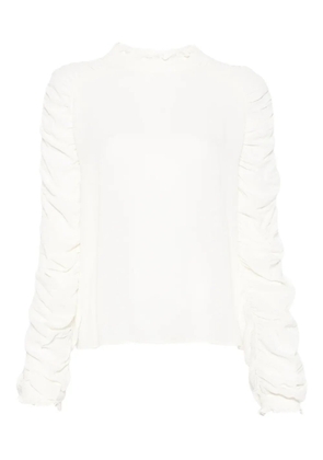 TWINSET puffed-sleeve blouse - White
