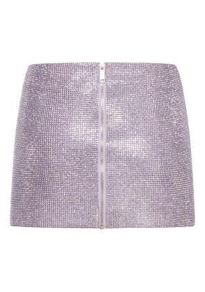 Self-Portrait chainmail skirt - Grey