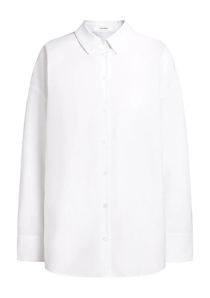 12 STOREEZ mercerised-cotton shirt - White