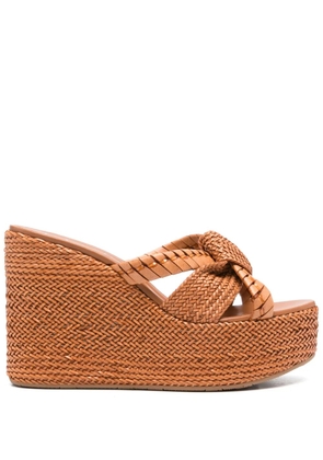 Casadei 130mm Formentera espadrilles - Brown