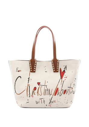 Christian Louboutin Pre-Owned 2020s Cabata tote bag - Neutrals