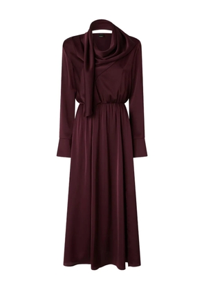 PINKO Maite scarf-detail midi dress - Red