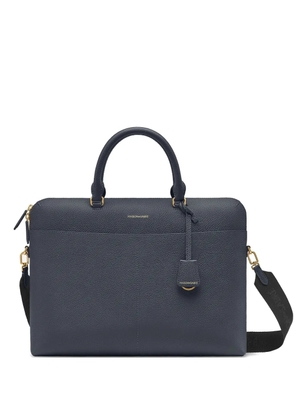 MAISON de SABRÉ Leather Laptop Bag - Blue