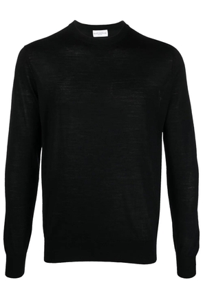 Ballantyne fine-knit wool jumper - Black