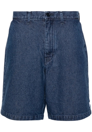 WTAPS 2001 straight-leg denim shorts - Blue