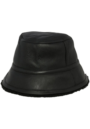Yves Salomon Curly bucket hat - Black