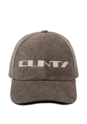 Rick Owens DRKSHDW logo-embroidered baseball cap - Brown