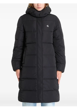 Calvin Klein hooded puffer coat - Black