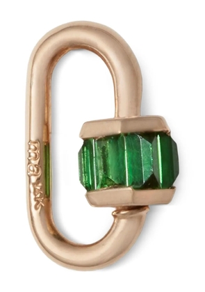 Marla Aaron 14K yellow gold tsavorite Babylock pendant - Pink