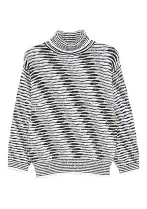 Missoni patterned-jacquard jumper - Grey