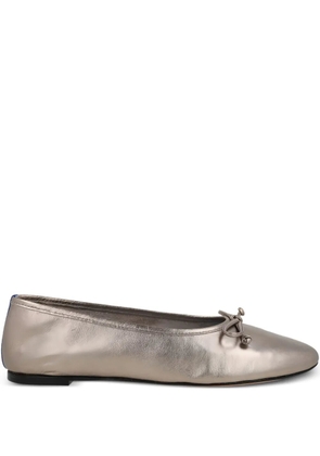 Bird&Co bow-detail ballet flats - Gold