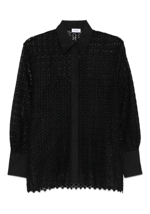 Akris Punto crochet-lace shirt - Black