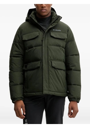 Columbia logo-print padded jacket - Green