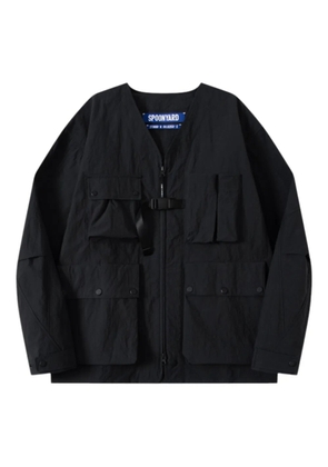 Spoonyard 3D Pockets V-neck Jacket - Black