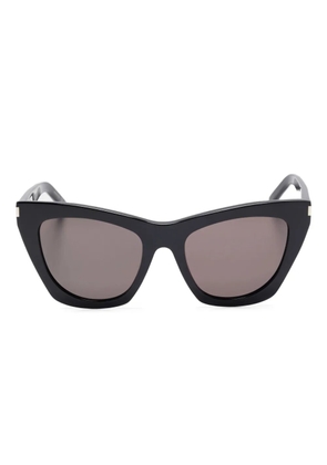 Saint Laurent Pre-Owned Kate D-frame cat-eye sunglasses - Black