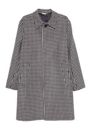 Manuel Ritz houndstooth coat - Grey