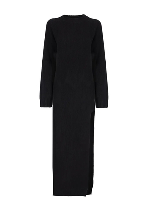 Laneus knitted midi dress - Black