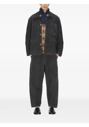 YMC twisted-seam trousers - Grey