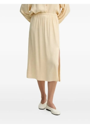 American Vintage Unyl elastic-waist midi skirt - Neutrals