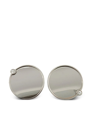 MM6 Maison Margiela mirror earrings - Silver