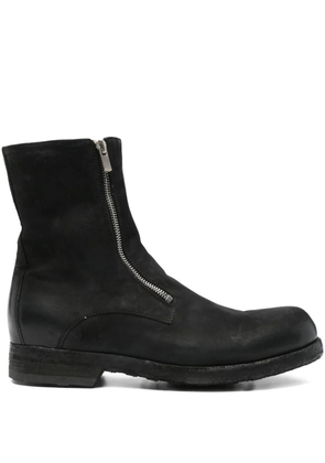 Officine Creative zip-detail leather boots - Black