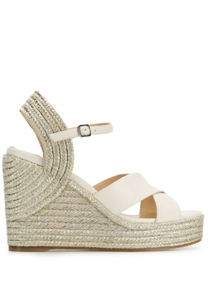 Jimmy Choo 100mm Dellena sandals - Neutrals