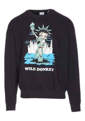 Wild Donkey Betty crew-neck sweatshirt - Black