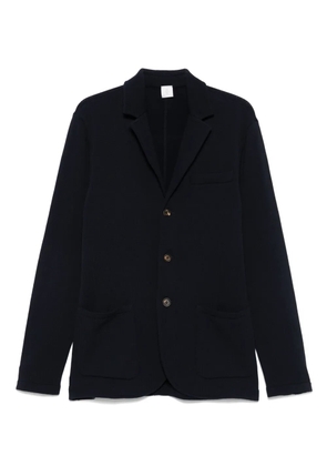 Eleventy single-breasted knitted blazer - Blue