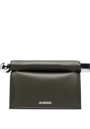 Jacquemus La Pochette foldover clutch bag - Green