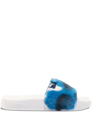PUMA fluff tie dye sandals - Blue