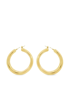 Lisa Nik 18K yellow gold round hoop earrings