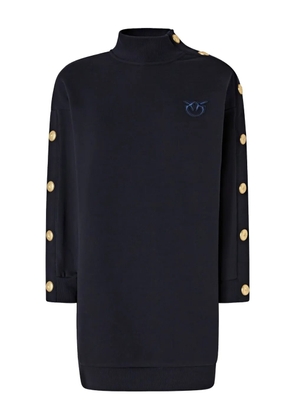 PINKO button-detailed high-neck mini dress - Blue
