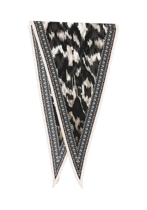 Pierre-Louis Mascia Aloeuw silk scarf - Black