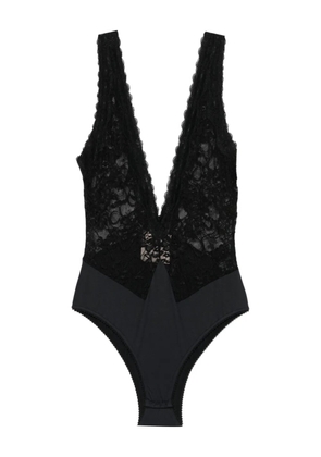 Aniye By lace-panelled bodysuit - Black