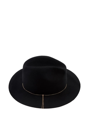 Eugenia Kim Sandy tassel-detail fedora hat - Black