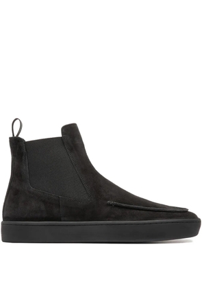 Officine Creative elastic-panel suede boots - Black