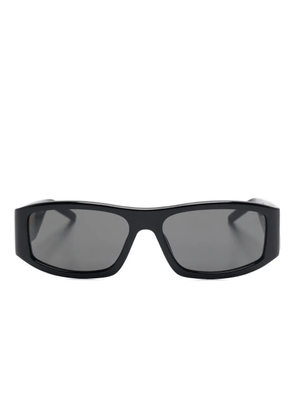 Casablanca rectangle-frame sunglasses - Black